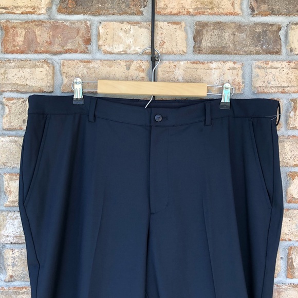 GREGNORMAN Stretchy Moisture Wicking Club House  Golf Midnight Blue Pants W40 - Picture 3 of 16